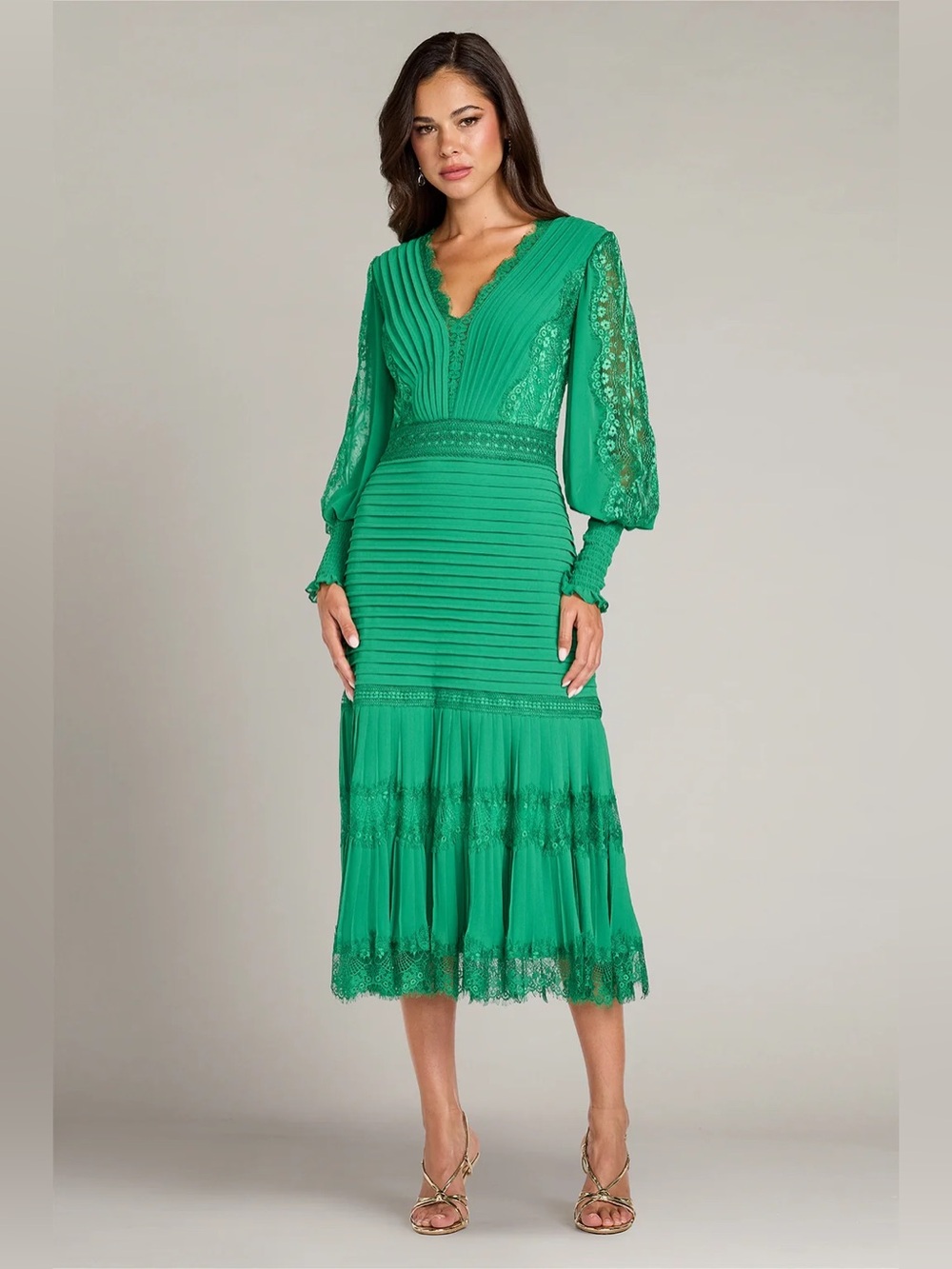 TADASHI SHOJI - NYSSA BISHOP SLEEVE DRESS